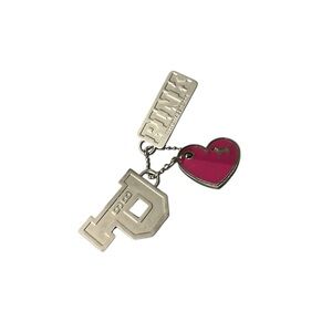 Victoria's Secret PINK Keychain with Heart Charm